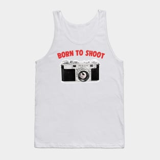 Born To Shoot / Camera Geek Gift Design Tank Top